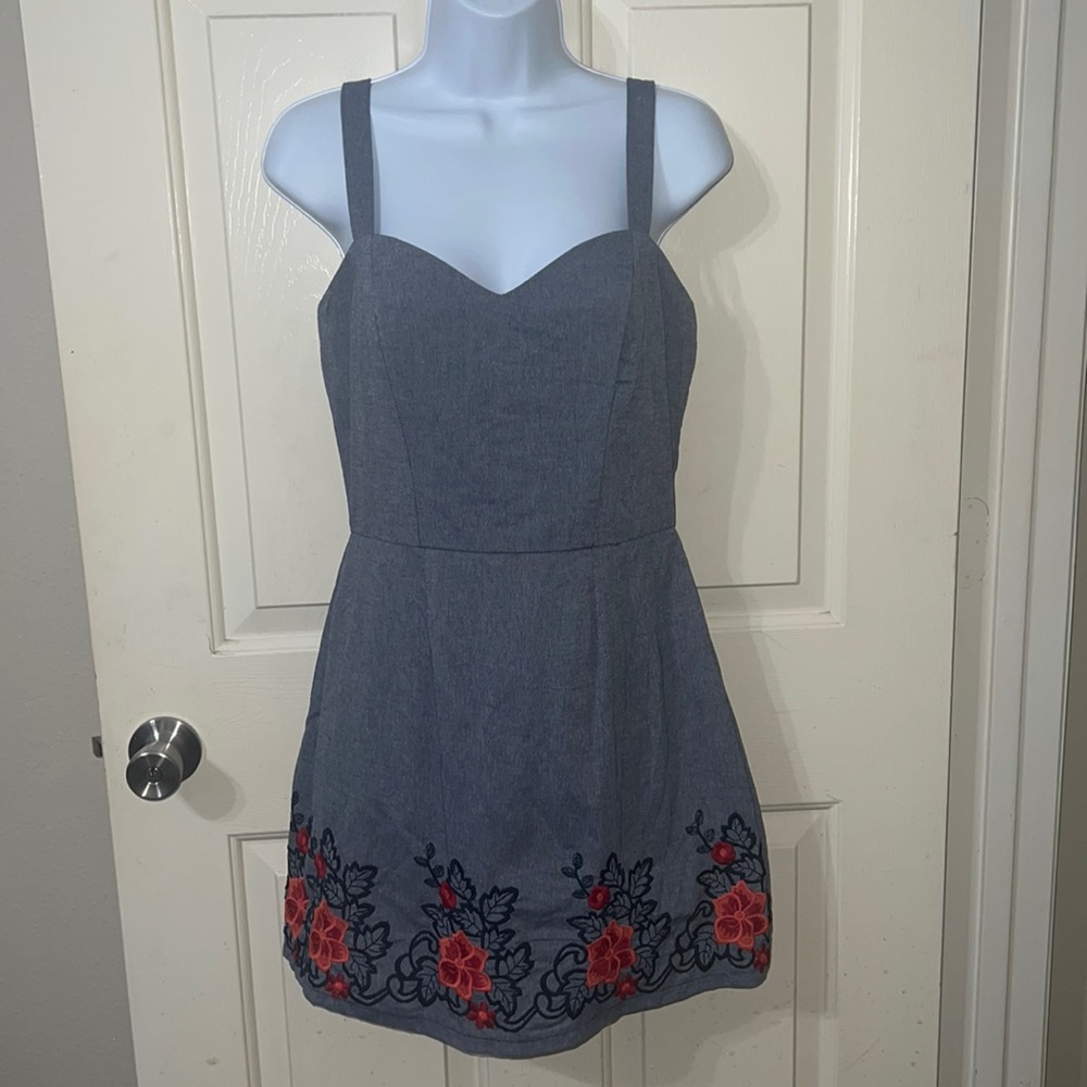 Pretty Tank Embroidered Dress